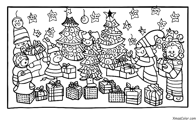 Christmas / Advent: Advent calendar with numbered days until Christmas