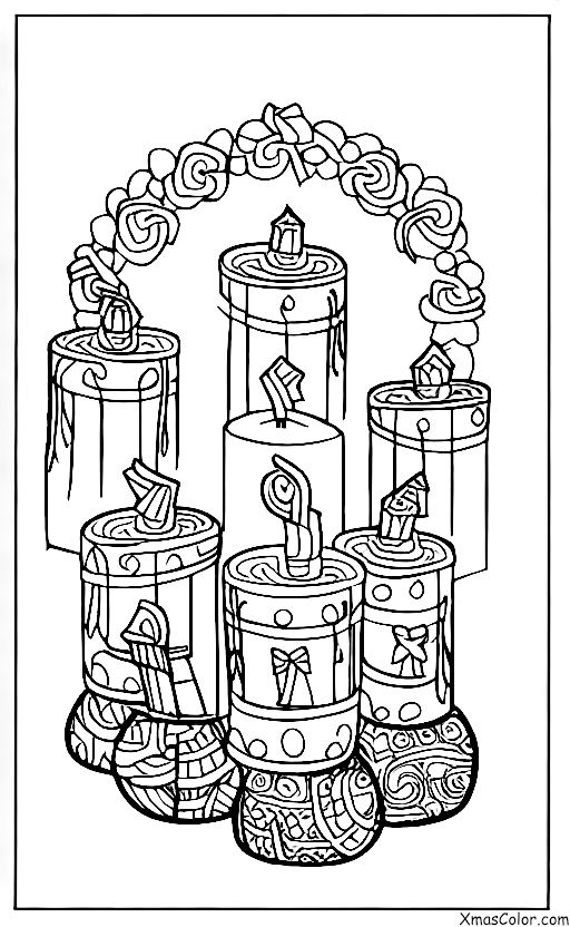Christmas / Advent: An Advent wreath