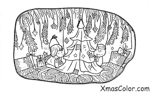Christmas / Blankets: A giant red and white blanket with a Christmas tree design