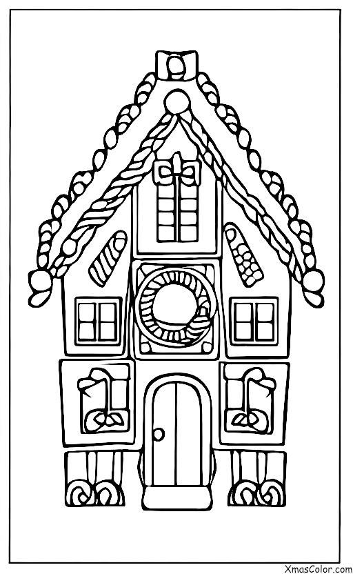 Christmas / Building Gingerbread Houses: Making a gingerbread house