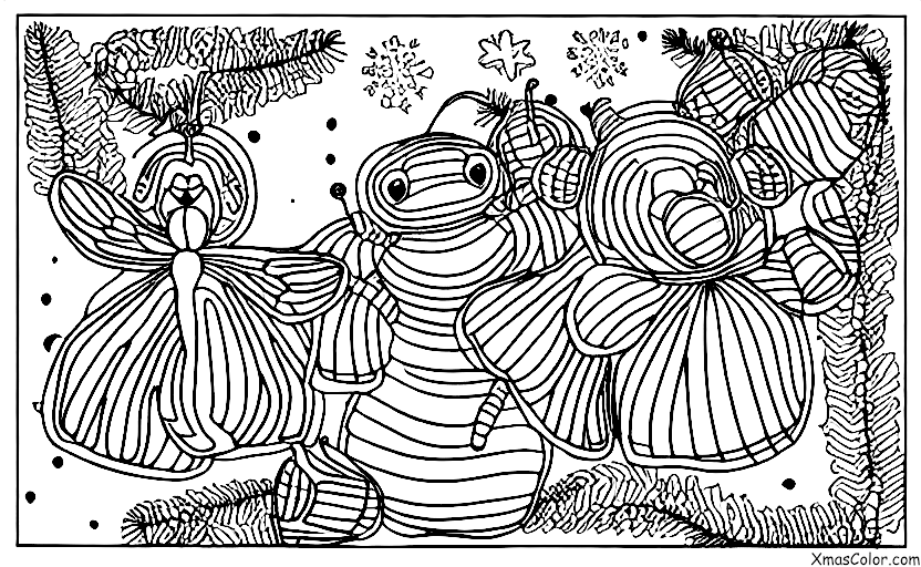 Christmas / Bumble: A bumblebee hive