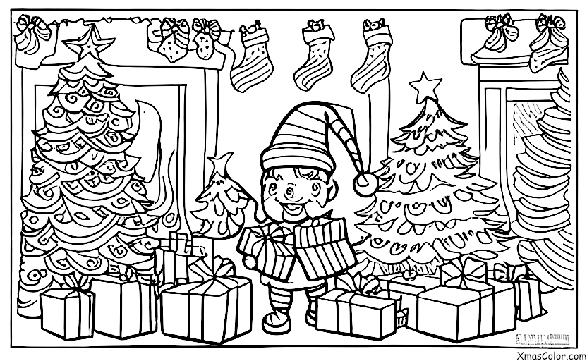 Christmas / Bumble: Bumble delivering presents