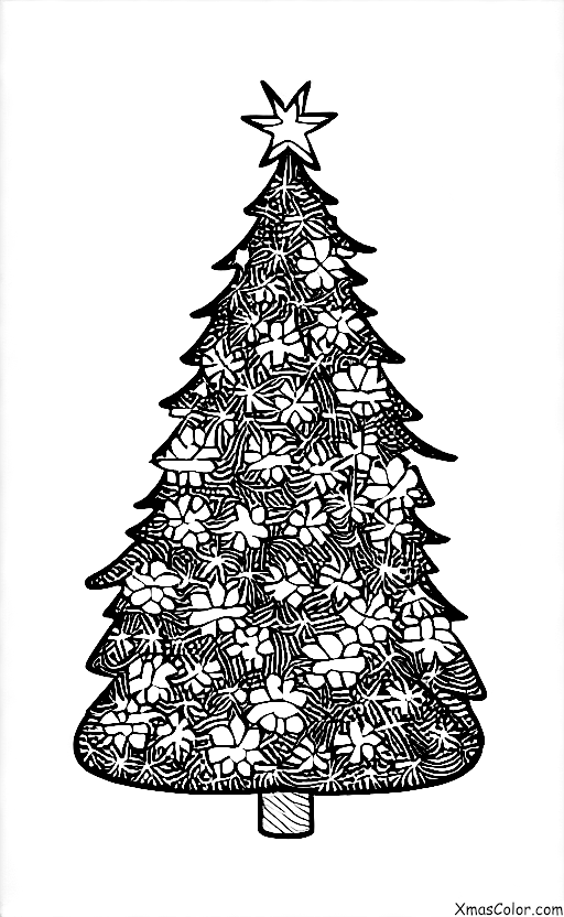 Christmas / Bumble: Bumblebees pollinating a Christmas tree