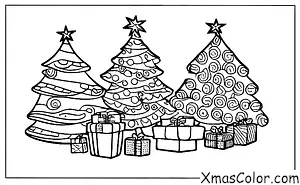 Christmas / Candy: A Christmas tree made of candy
