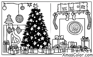 Christmas / Christmas Cookie decorating: A more complex design of a Christmas tree
