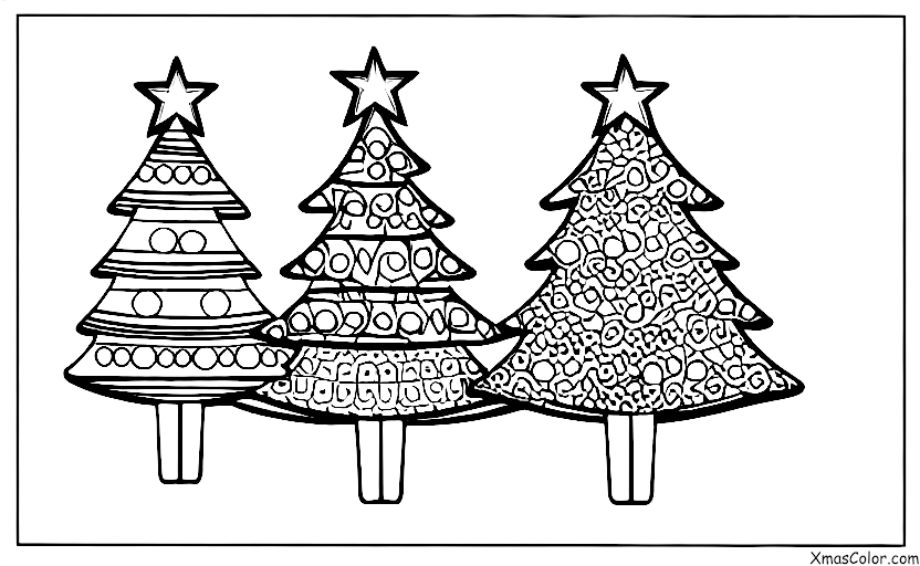 Christmas / Christmas Cookie decorating: A simple design of a Christmas tree
