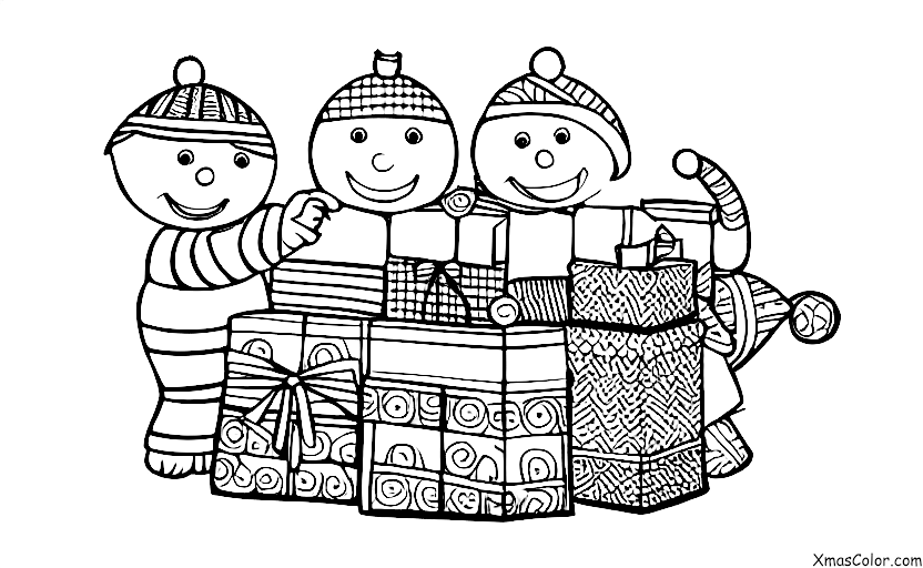 Christmas / Christmas crackers: Christmas crackers in a box