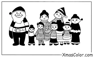 Christmas / Christmas fashion: A family in their Christmas best
