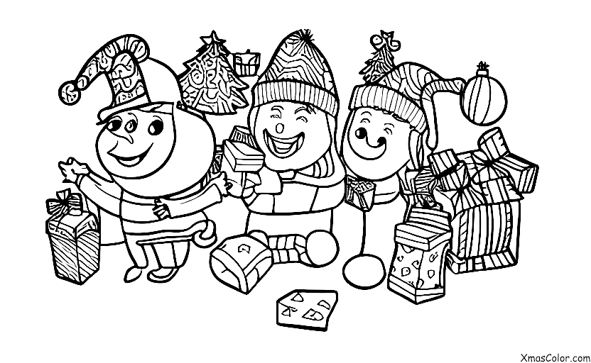 Christmas / Christmas games: A game of scavenger hunt