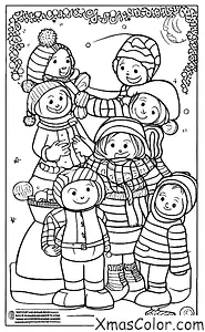 Christmas / Christmas in South America: Children playing in the snow