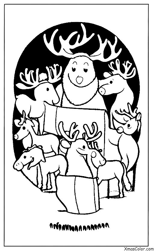 Christmas / Christmas in the North Pole: Santa's Reindeer