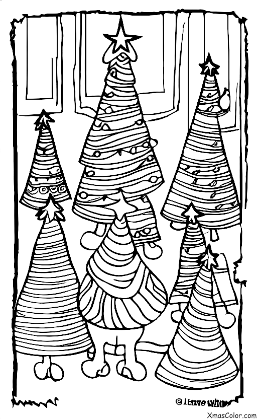 Christmas / Christmas in the past: Checking out holiday decorations in the store