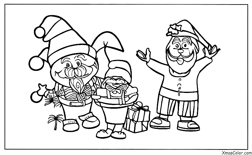 Christmas / Christmas in the tropics: Santa in a tropical jungle