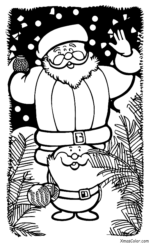 Christmas / Christmas in the tropics: Santa on a tropical beach