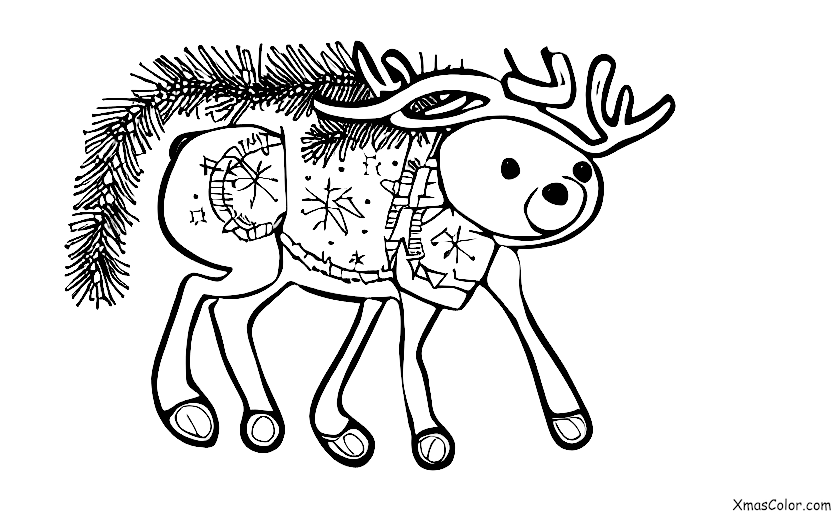 Christmas / Christmas Lights: A light up reindeer