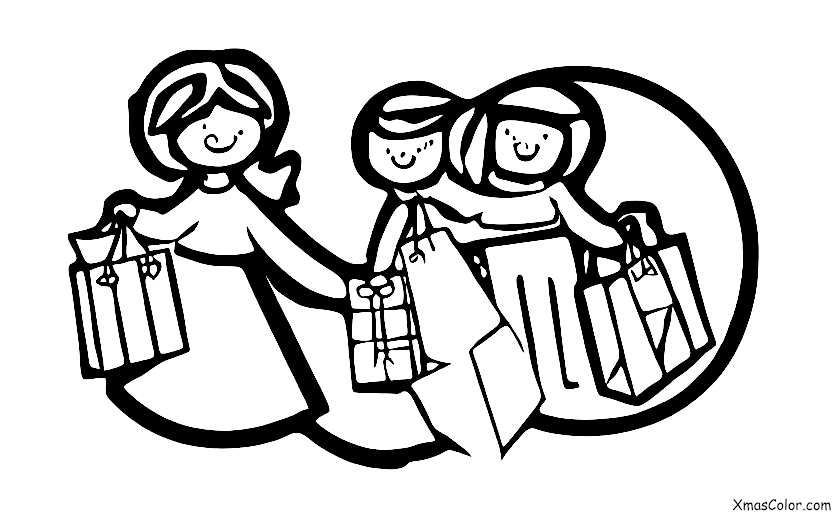 Christmas / Christmas Shopping: A couple shopping for each other