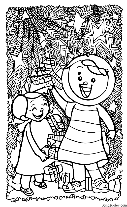 Christmas / Comet: A comet bringing happiness and joy