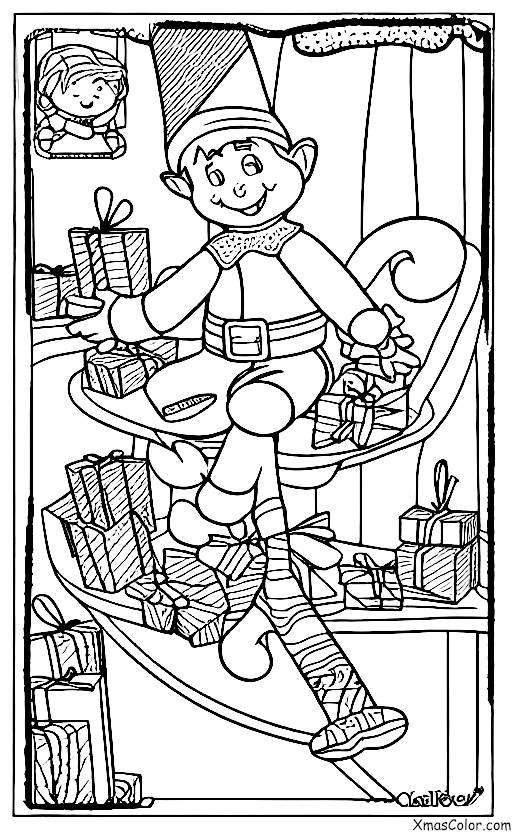Christmas / Crazy Christmas: Elf on the shelf