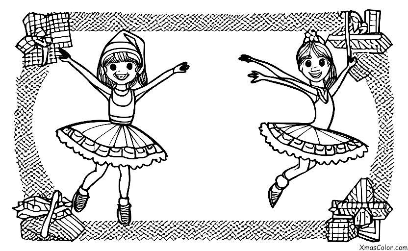 Christmas / Dancer: An ice dancer
