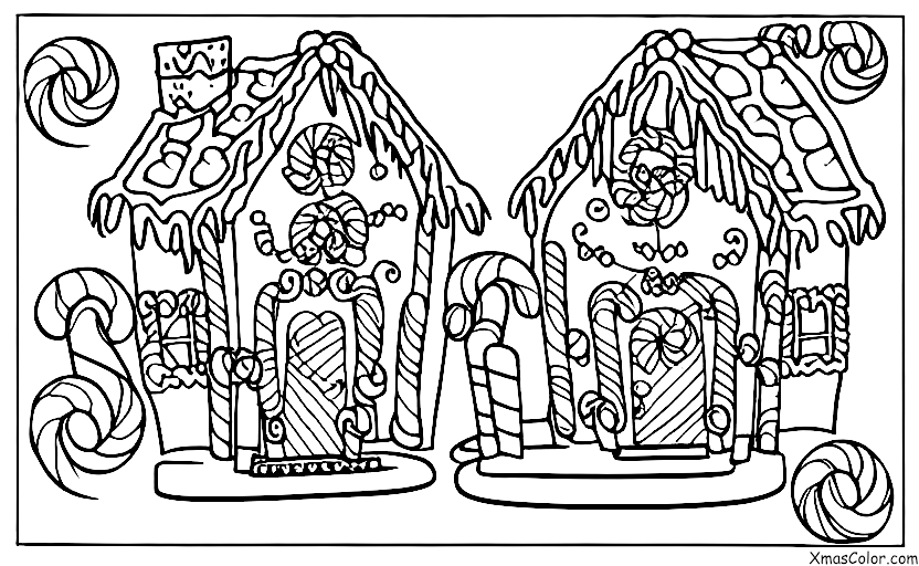 Christmas / Deck the Halls: Making gingerbread houses