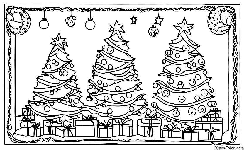 Christmas / Different ways to decorate a Christmas tree: Decorating the Christmas tree with ornaments