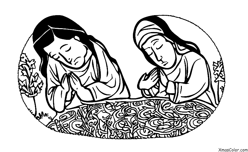 Christmas / Faith: Jesus praying in the Garden of Gethsemane