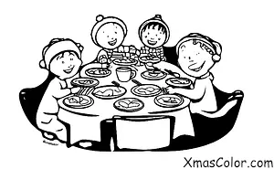 Christmas / Friends: Christmas friends sharing a meal