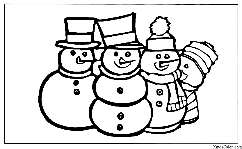 Christmas / Frosty the Snowman's Friends: Frosty and his friends making a snowman