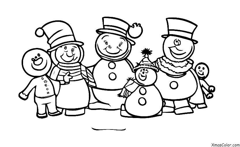 Christmas / Frosty the Snowman's Friends: Frosty the Snowman surrounded by children