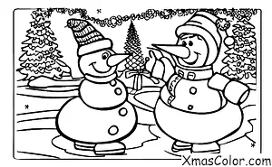 Christmas / Frosty the Snowman: Frosty Ice Skating
