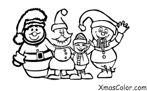 Christmas / Frosty the Snowman: Frosty with Santa