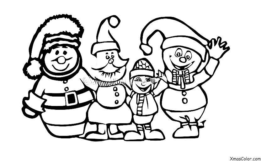 Christmas / Frosty the Snowman: Frosty with Santa