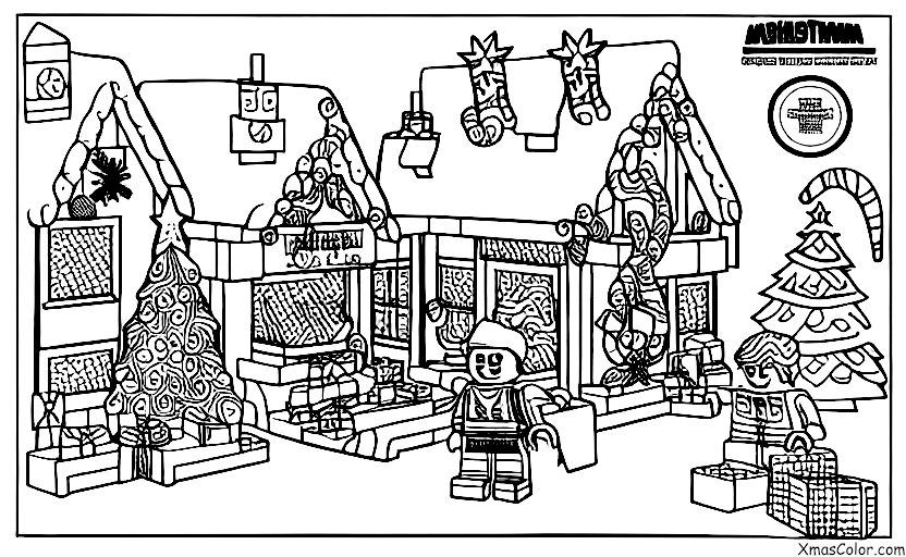 Christmas / Geeky Christmas: A LEGO Christmas scene