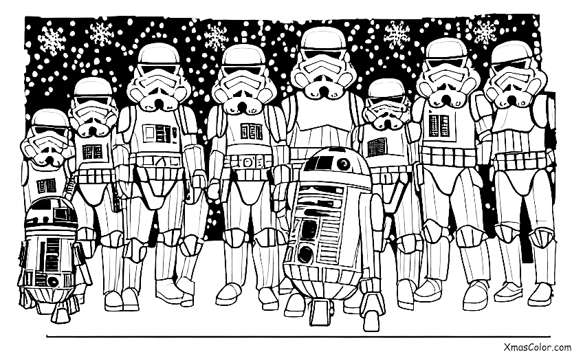 Christmas / Geeky Christmas: A mash-up of Christmas and Star Wars
