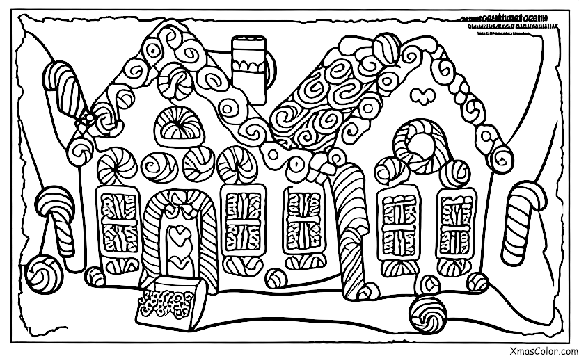 Christmas / Gingerbread Cookies: A gingerbread house