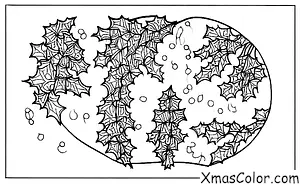 Christmas / Holly: A sprig of holly