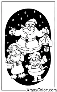 Christmas / I'll Be Home for Christmas: Santa and his reindeer
