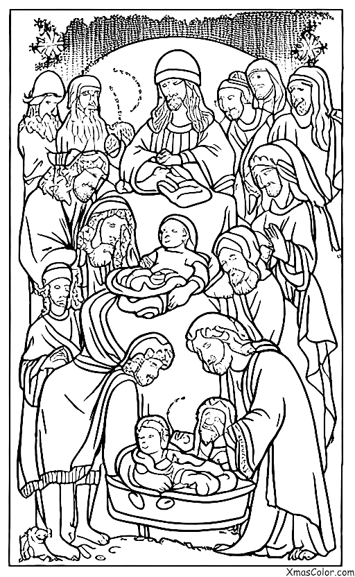 Christmas / Jesus' Birthday: Jesus in a manger