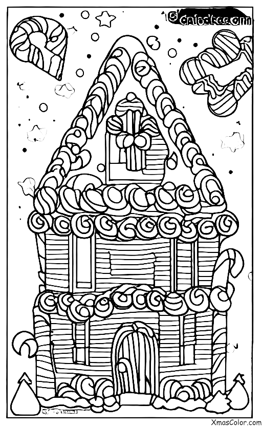 Christmas / Making Christmas Cookies: Making gingerbread houses