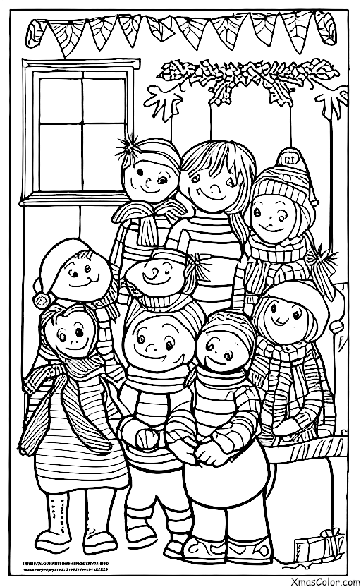 Christmas / Outdoor Christmas activities: Building a snowman