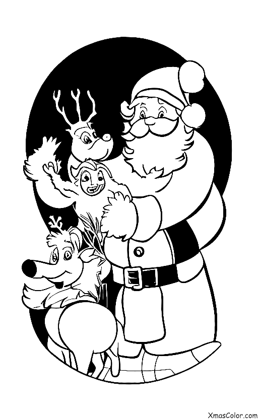 Christmas / Prancer: Prancer and Santa Claus