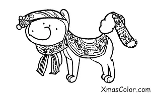 Christmas / Prancer: Prancer eating