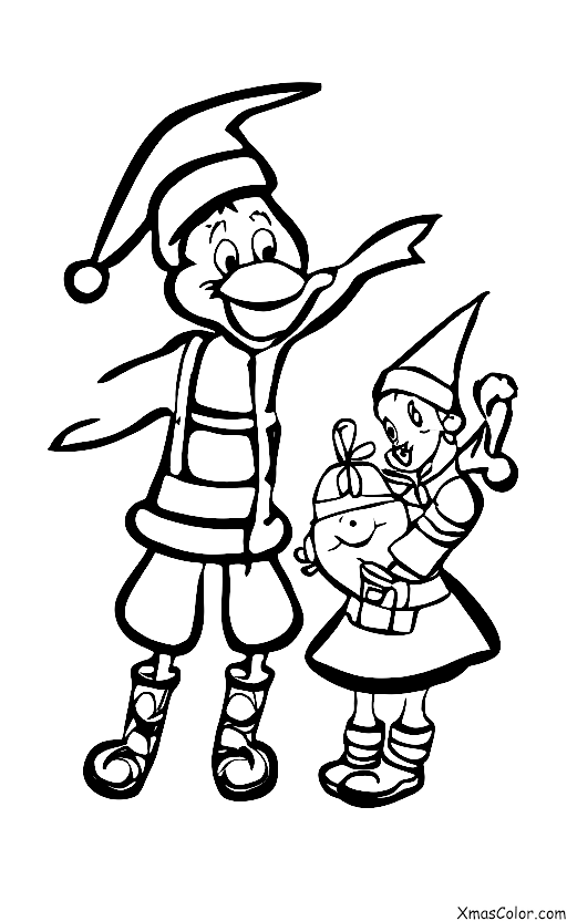 Christmas / Rudolph the Red-Nosed Reindeer: Rudolph and Santa at the North Pole
