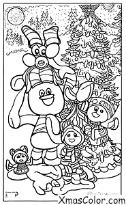 Christmas / Rudolph: Rudolph with the other reindeer