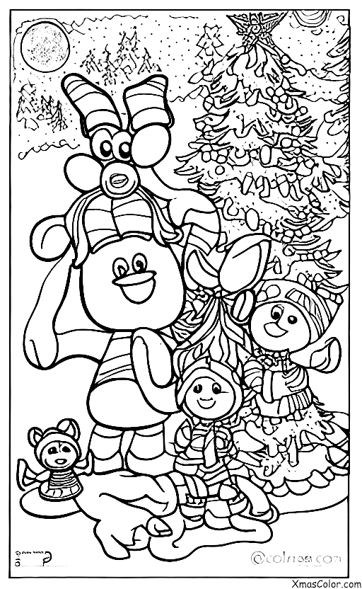 Christmas / Rudolph: Rudolph with the other reindeer