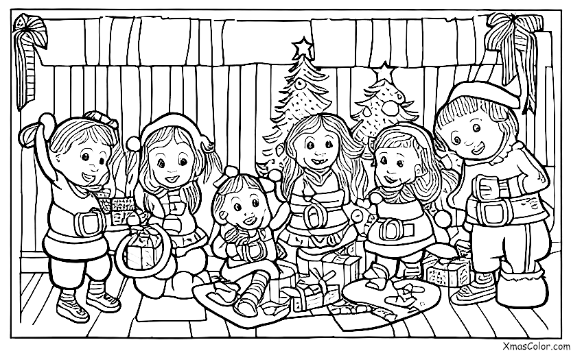 Christmas / Santa's Helpers: Christmas morning