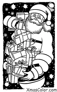 Christmas / Sci-Fi Christmas: Santa in a spaceship