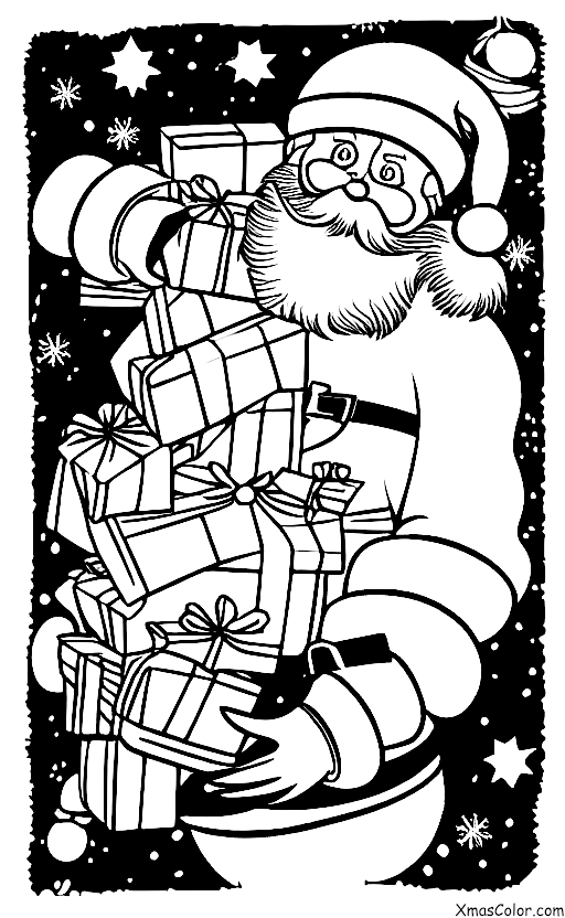 Christmas / Sci-Fi Christmas: Santa in a spaceship