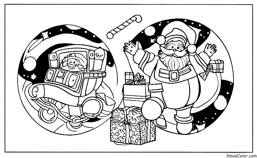 Christmas / Sci-Fi Christmas: Santa in his spaceship
