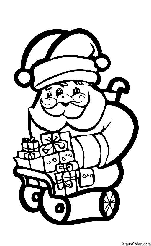 Christmas / Sleigh Bells: Santa and his sleigh